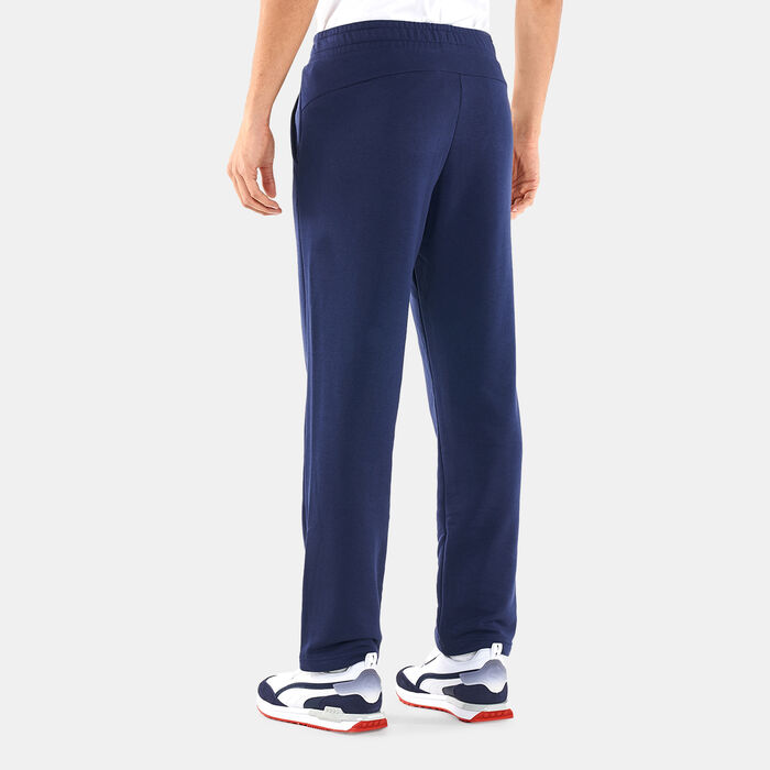 PUMA Men's Essentials Logo Sweatpants Blue PUMA Men's Essentials Logo Sweatpants Blue image number 1