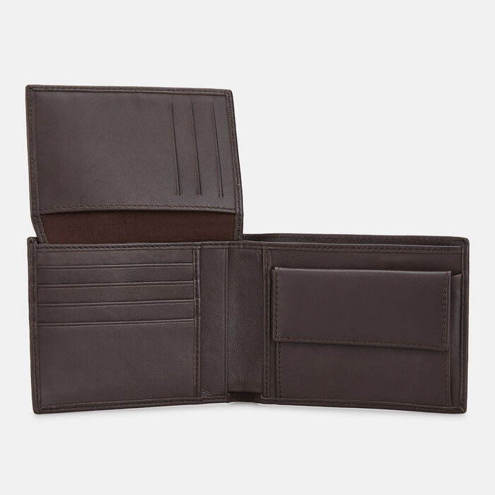 Timberland Men's Trifold Coin Pocket Wallet Brown Timberland Men's Trifold Coin Pocket Wallet Brown image number 1
