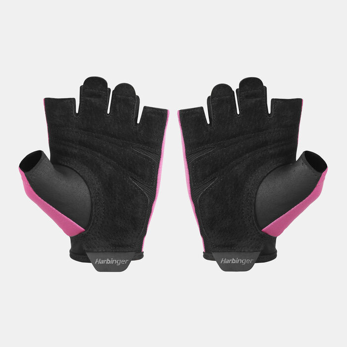 Harbinger Women's Power Training Gloves Pink Harbinger Women's Power Training Gloves Pink image number 1