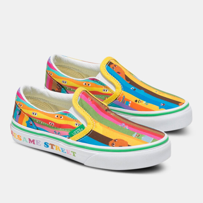 Vans Kids Sesame Street Classic Slip-On Shoes Multi image number 1