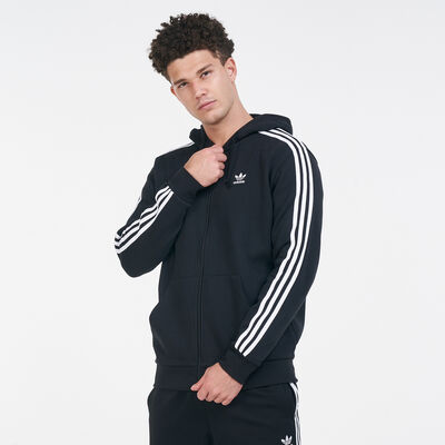 adidas Originals Men's 3-Stripes Hoodie Black