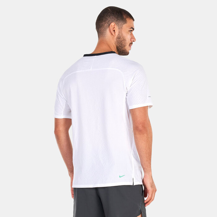 Nike Men's Trail Solar Chase Dri-FIT Running Top White Nike Men's Trail Solar Chase Dri-FIT Running Top White image number 1