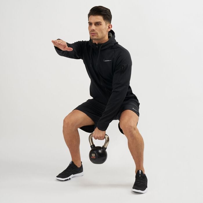 Nike Men's Therma Sphere Full Zip Jacket Red Nike Men's Therma Sphere Full Zip Jacket Red image number 2