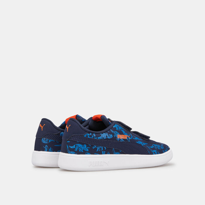 PUMA Kids' Smash v2 Archeo Shoe (Younger Kids) Blue PUMA Kids' Smash v2 Archeo Shoe (Younger Kids) Blue image number 2