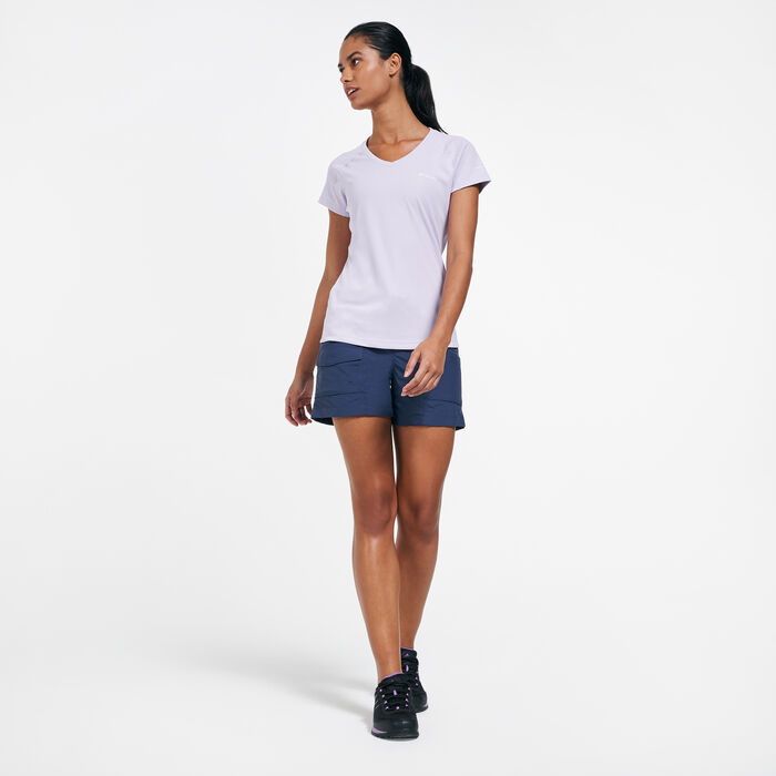 Columbia Women's Zero Rules™ T-Shirt Purple Columbia Women's Zero Rules™ T-Shirt Purple image number 2