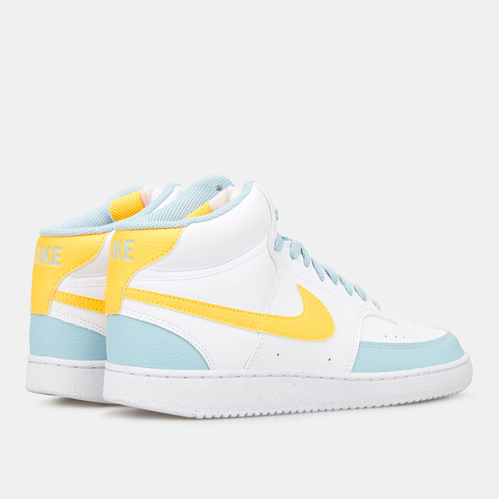 Nike Men's Court Vision Mid Next Nature Shoe White image number 2