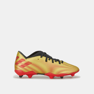 adidas Kids' Nemeziz Messi.3 Firm Ground Football Shoe Gold adidas Kids' Nemeziz Messi.3 Firm Ground Football Shoe Gold