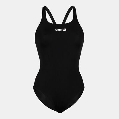 Arena Women's Pro Solid Team Swimsuit Black