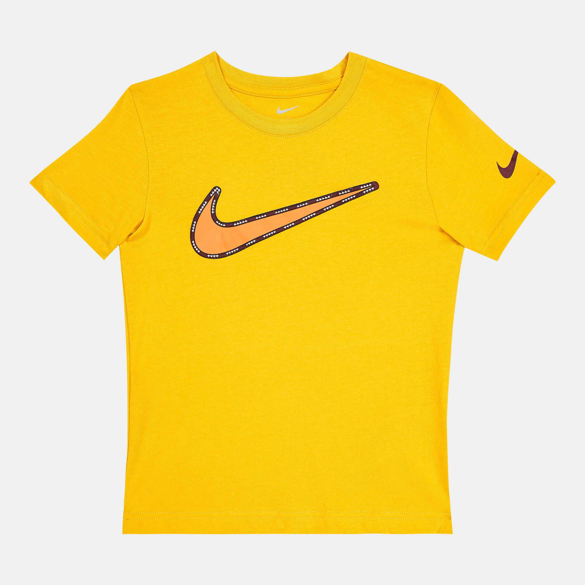 Kids Ribbon Swoosh T Shirt Younger Kids yellow Nike in Qatar SSS