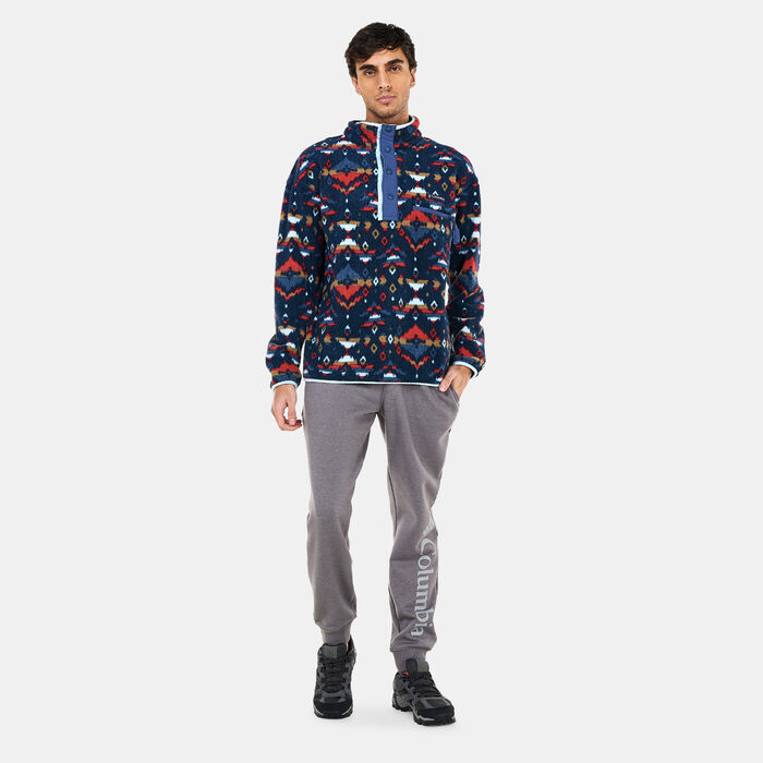 Columbia Men's Helvetia™ Half Snap Fleece Sweatshirt Blue Columbia Men's Helvetia™ Half Snap Fleece Sweatshirt Blue image number 2