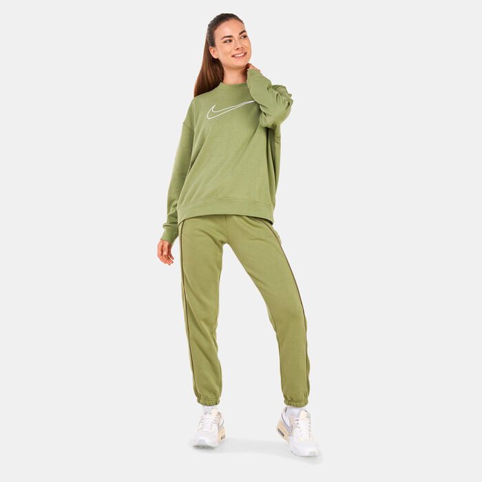 Nike Women’s Dri-FIT Get Fit Graphic Sweatshirt Green image number 2