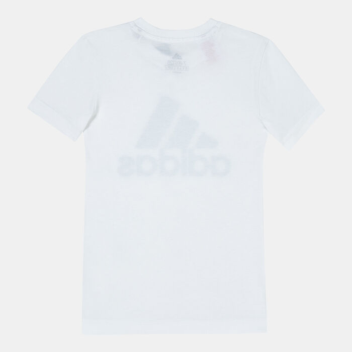 adidas Kids' Big Logo T-Shirt White adidas Kids' Big Logo T-Shirt White image number 1