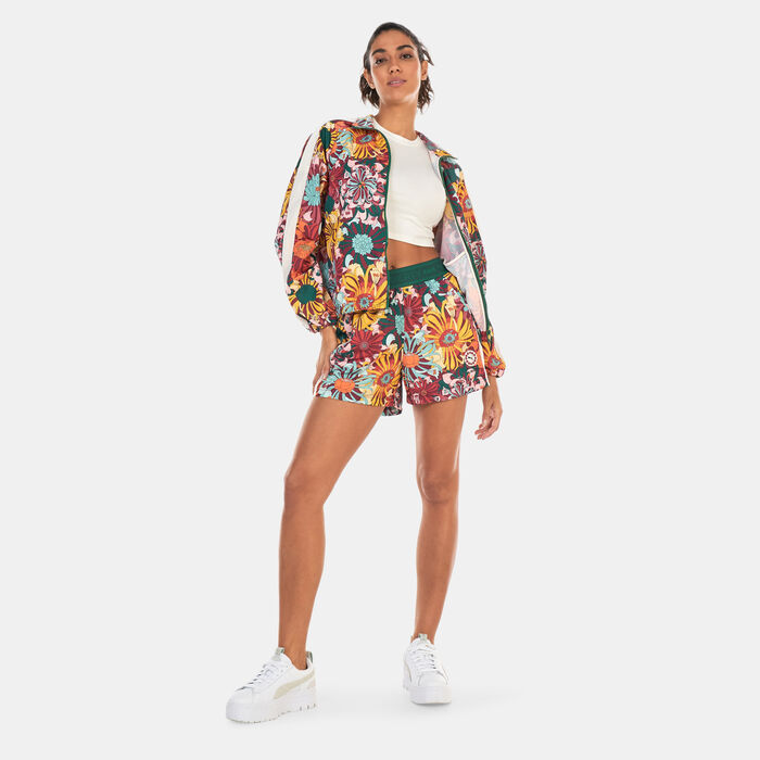 PUMA Women's x LIBERTY Allover Print Woven Jacket Multi PUMA Women's x LIBERTY Allover Print Woven Jacket Multi image number 2