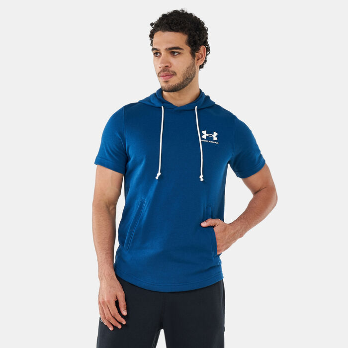 Under Armour Men's UA Rival Terry LC Hoodie Blue Under Armour Men's UA Rival Terry LC Hoodie Blue image number 0