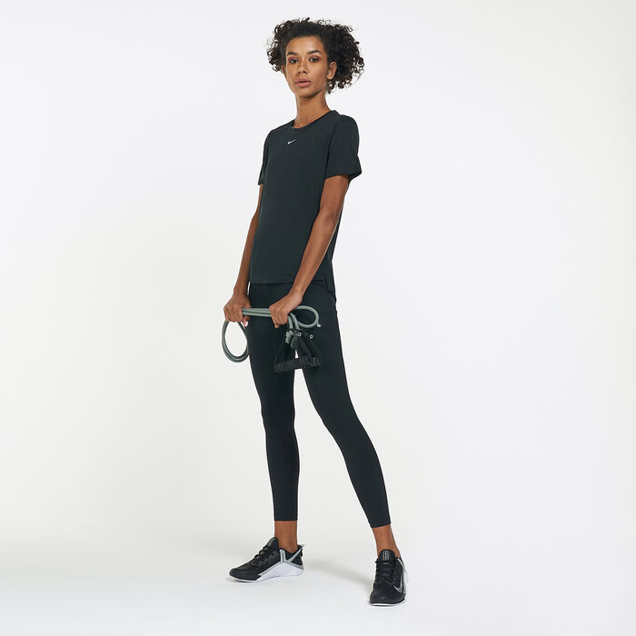 Nike Women's Dri-FIT On Training Top Black Nike Women's Dri-FIT On Training Top Black image number 2
