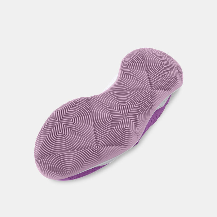 Under Armour Kids' UA Jet 23 Basketball Shoes Purple Under Armour Kids' UA Jet 23 Basketball Shoes Purple image number 2