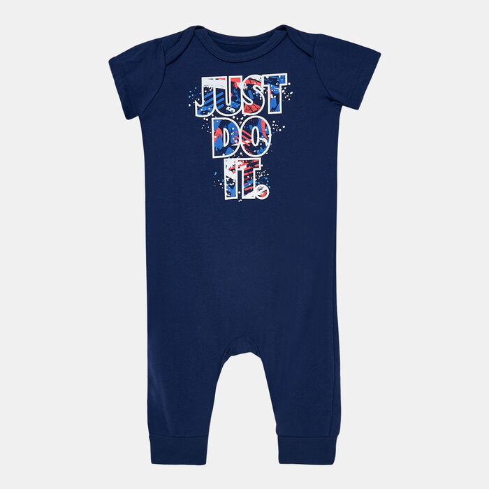 Nike Kids' Colorblocked Romper Blue image number 0