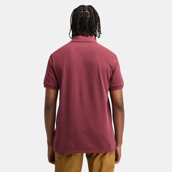 Timberland Men's Millers River Polo Shirt Pink Timberland Men's Millers River Polo Shirt Pink image number 1