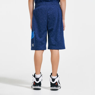 Jordan Kids' Jumpman Speckle Allover Print Shorts (Older Kids) Blue