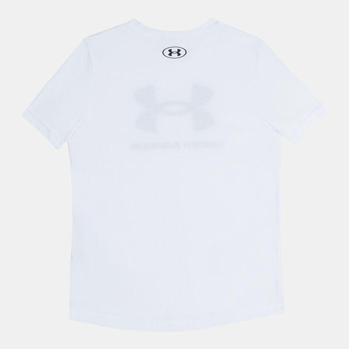Under Armour Kids' Sportstyle Logo Training T-Shirt White Under Armour Kids' Sportstyle Logo Training T-Shirt White image number 1