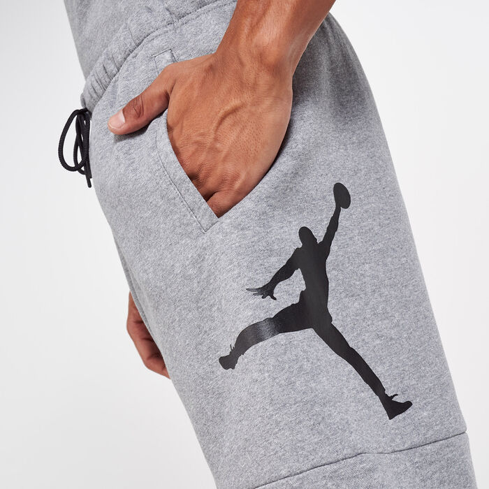 Jordan Men's Jumpman Air Fleece Shorts Grey Jordan Men's Jumpman Air Fleece Shorts Grey image number 3