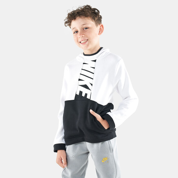 Nike Kids' Amplify Hoodie White Nike Kids' Amplify Hoodie White image number 0