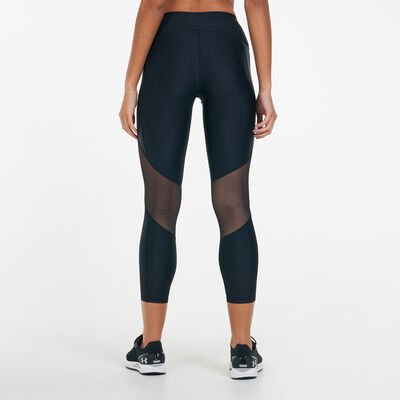 Under Armour Women's Project Rock HeatGear® Ankle Leggings Black Under Armour Women's Project Rock HeatGear® Ankle Leggings Black