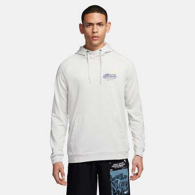 Nike Men's Dri-FIT Hooded Fitness Hoodie Ivory