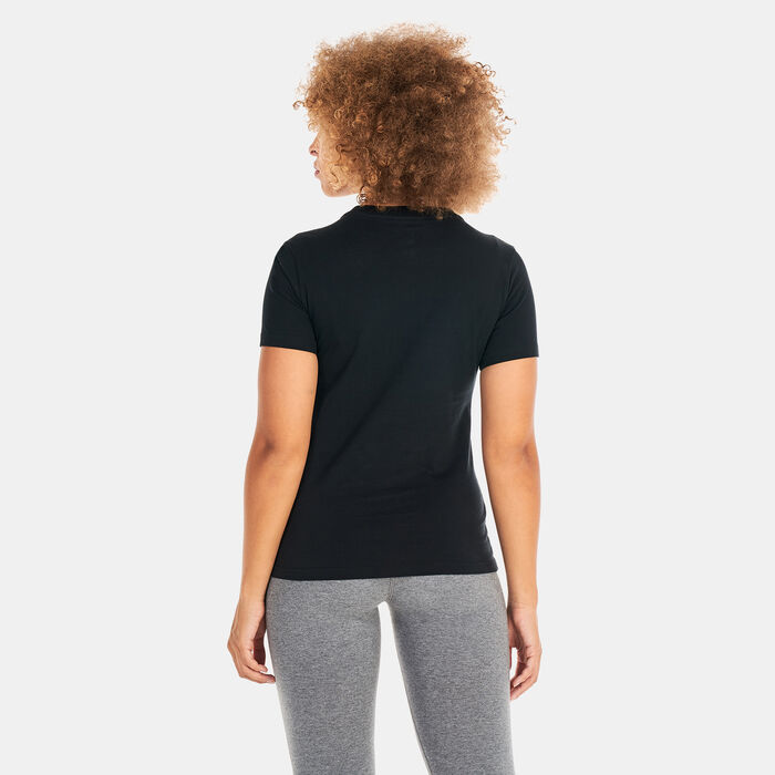 Converse Women's Logo Remix T-Shirt Black Converse Women's Logo Remix T-Shirt Black image number 1