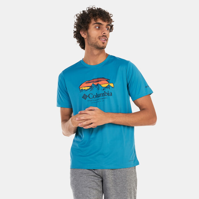 Columbia Men's Hike Graphic T-Shirt Blue Columbia Men's Hike Graphic T-Shirt Blue image number 0