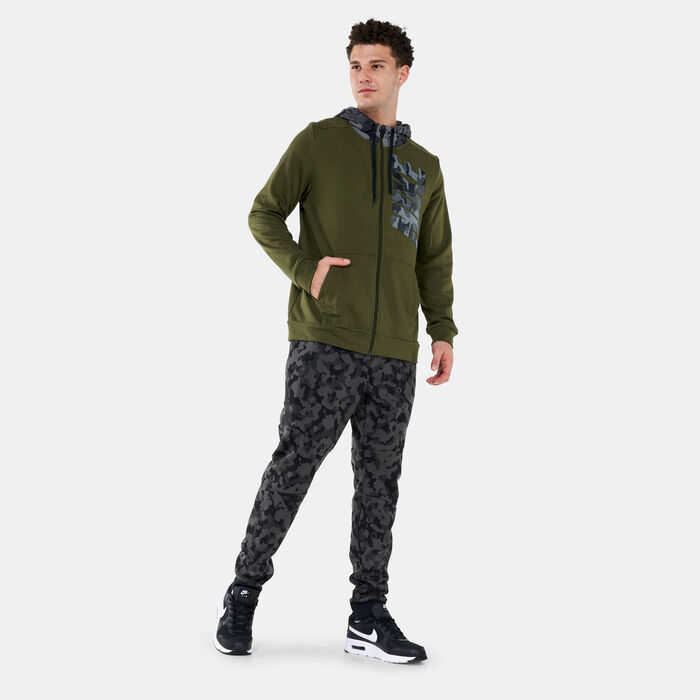 Nike Men's Dri-FIT Training Hoodie Green Nike Men's Dri-FIT Training Hoodie Green image number 2