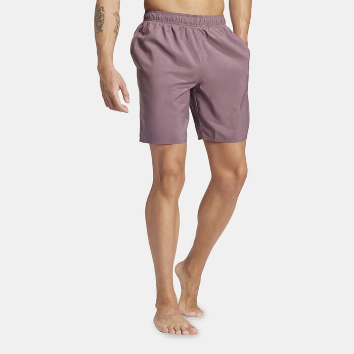 adidas Men's Solid CLX Swimming Shorts Black adidas Men's Solid CLX Swimming Shorts Black image number 2