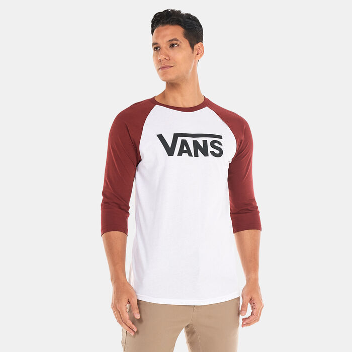 Vans Men's Classic Raglan T-Shirt White Vans Men's Classic Raglan T-Shirt White image number 0