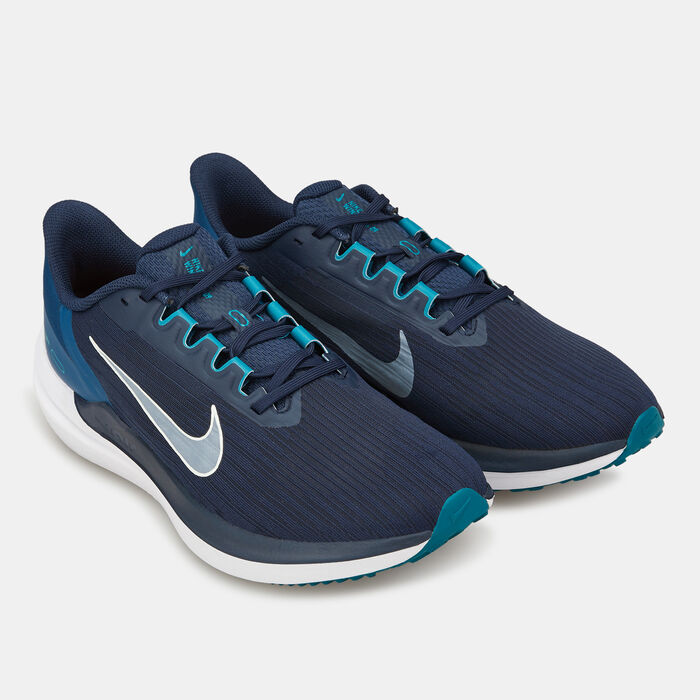Nike Men's Air Winflo 9 Running Shoe Blue Nike Men's Air Winflo 9 Running Shoe Blue image number 1