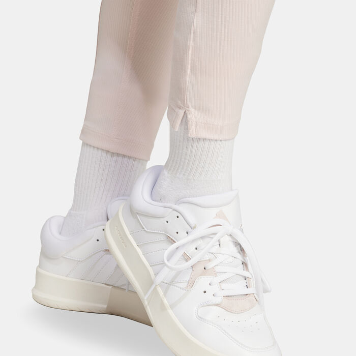 adidas Women's Lounge 7/8 Training Leggings Pink image number 3