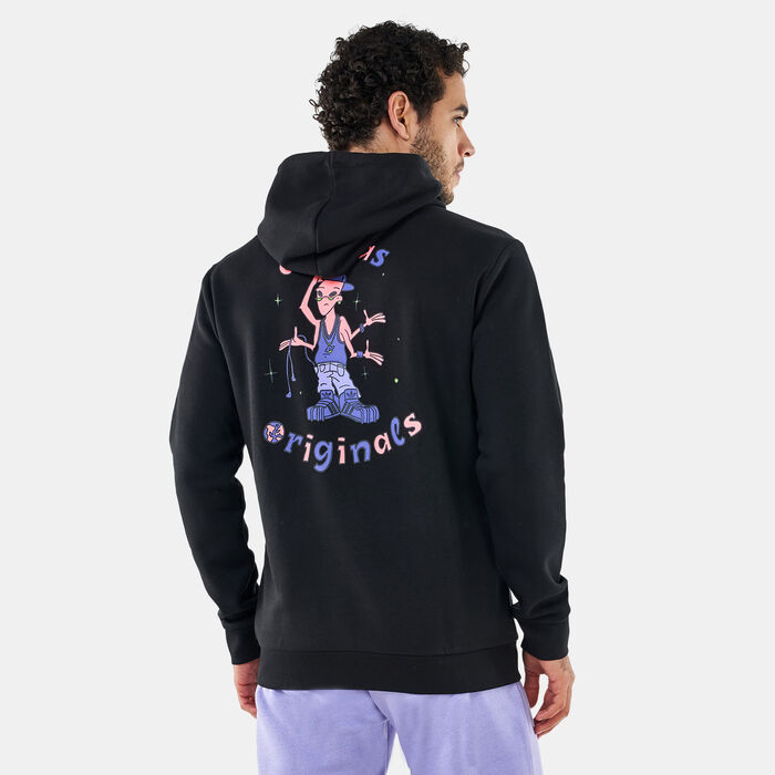 adidas Originals Men's Stoked Ali Hoodie Black adidas Originals Men's Stoked Ali Hoodie Black image number 1