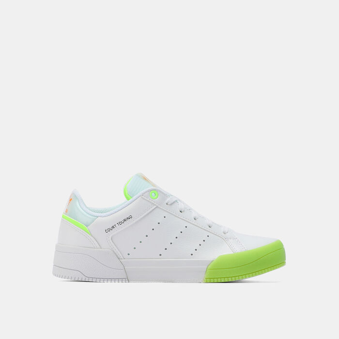 adidas Originals Kids' Court Tourino Shoe White adidas Originals Kids' Court Tourino Shoe White image number 0