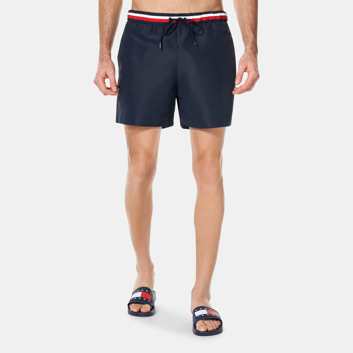 Tommy Hilfiger Men's Global Stripe Swimming Shorts Blue Tommy Hilfiger Men's Global Stripe Swimming Shorts Blue image number 0
