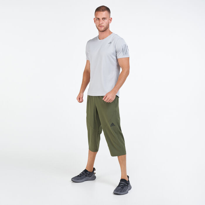 adidas Men's Climacool 3/4 Training Pants Green adidas Men's Climacool 3/4 Training Pants Green image number 2