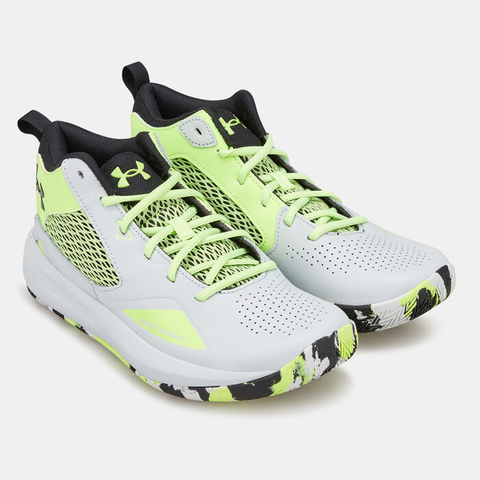 Under Armour Lockdown 5 Basketball Shoe Grey Under Armour Lockdown 5 Basketball Shoe Grey image number 1
