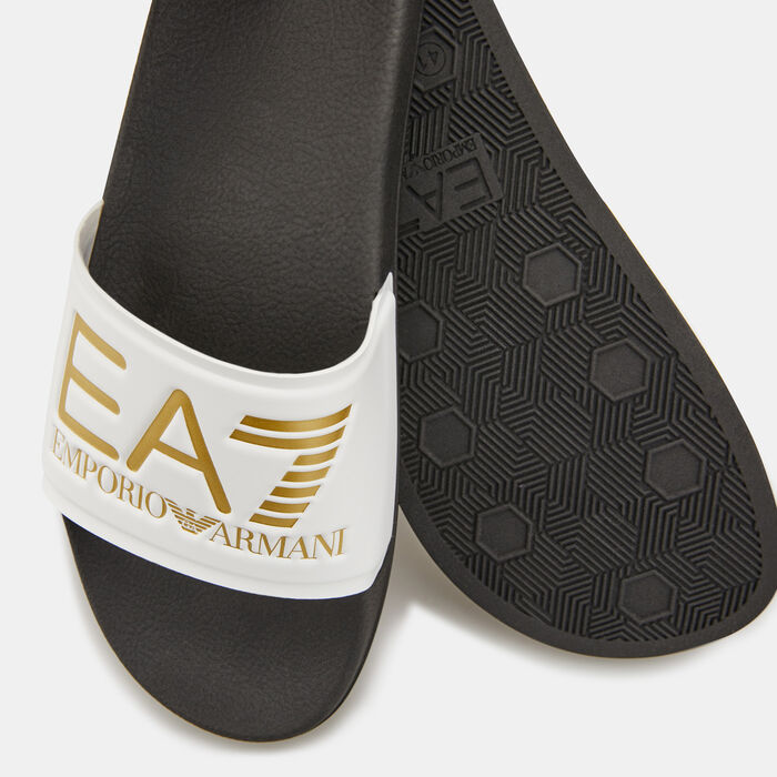 EA7 Emporio Armani EA7 Seaworld Visibility Slides White EA7 Emporio Armani EA7 Seaworld Visibility Slides White image number 2