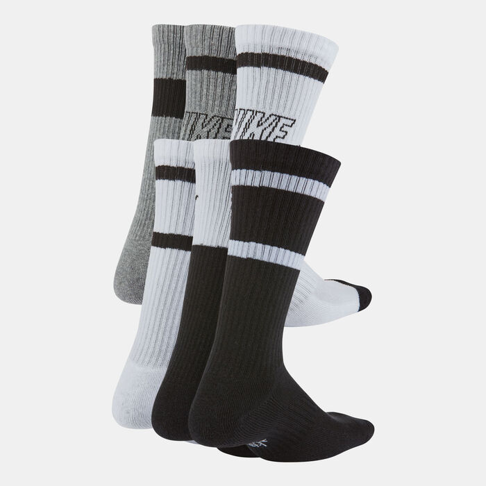 Nike Kids' Everyday Cushioned Crew Socks - 6 Pack (Older Kids) Multi Nike Kids' Everyday Cushioned Crew Socks - 6 Pack (Older Kids) Multi image number 1