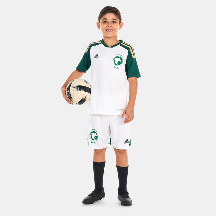 adidas Kids' Saudi Arabia Away Shorts White image number 2