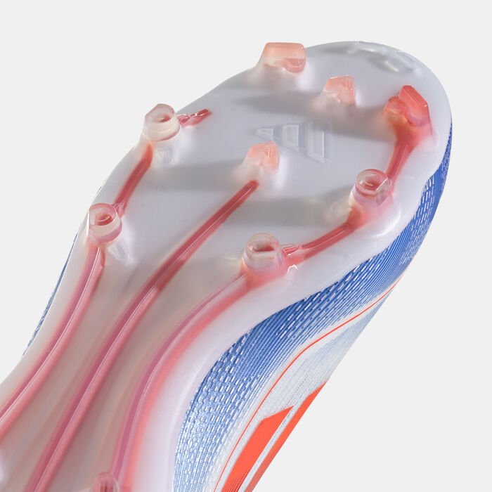 adidas Men's F50 Pro Firm Ground Football Shoes White image number 5