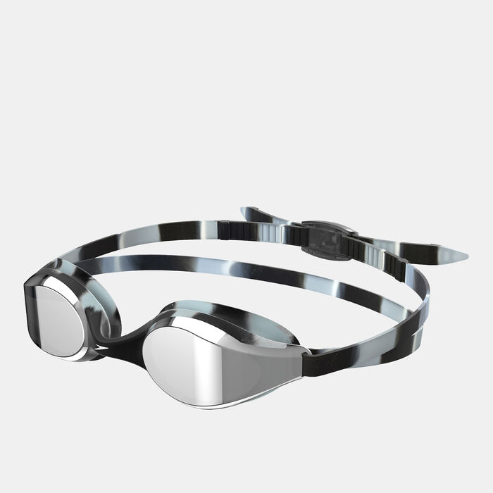 Speedo Kids' Hyper Flyer Mirrored Swimming Goggles Grey Speedo Kids' Hyper Flyer Mirrored Swimming Goggles Grey image number 0