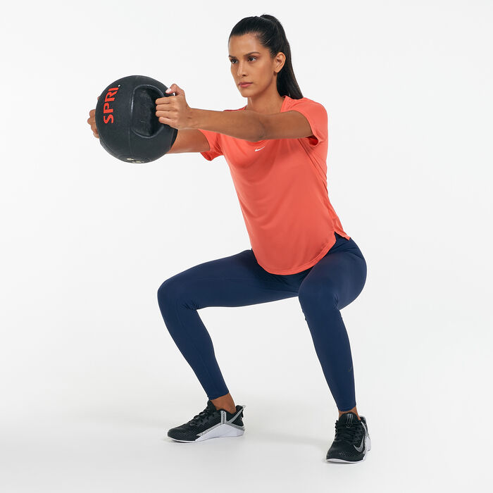 Nike Women's One Luxe Leggings Blue image number 2