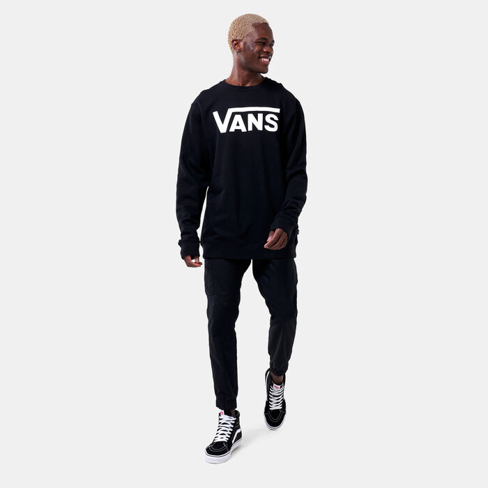 Vans Men's Classic Crew Sweatshirt Black Vans Men's Classic Crew Sweatshirt Black image number 2
