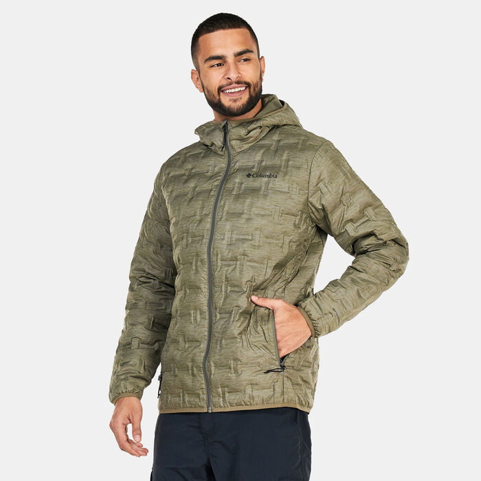 Columbia Men's Delta Ridge™ Down Hooded Jacket Green Columbia Men's Delta Ridge™ Down Hooded Jacket Green image number 0