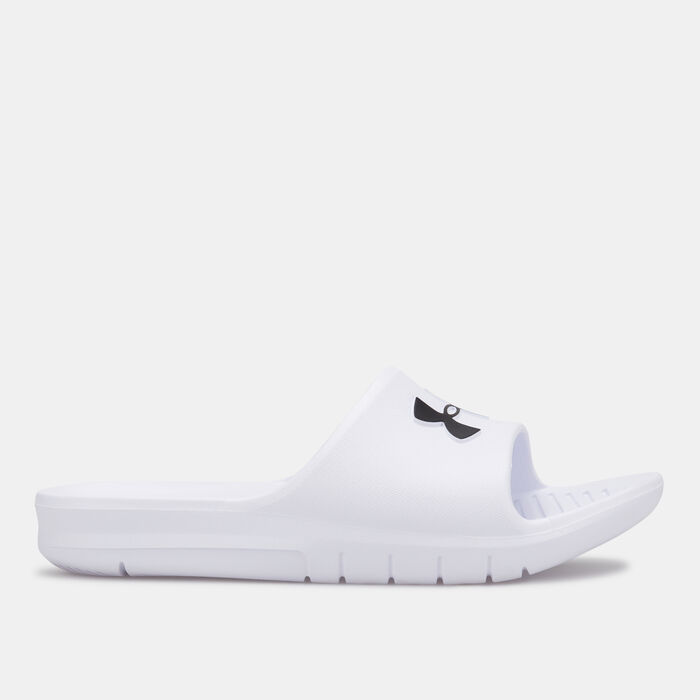 Under Armour Men's Core PTH Slides White Under Armour Men's Core PTH Slides White image number 1