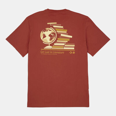 Converse Men's Star Chevron Literature T-Shirt Red